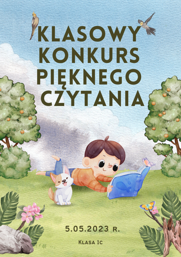 Konkurs Pięknego Czytania w klasie 1c