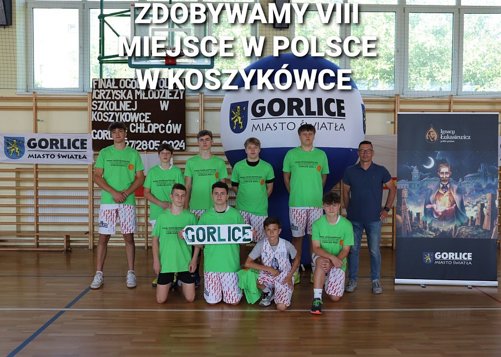 Drużyna Szkoły Podstawowej nr 1 w Gorlicach ósma w Polsce